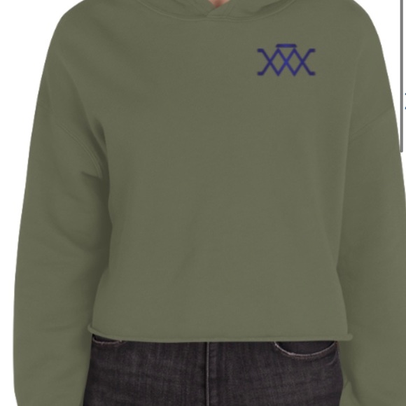 Women’s Millionaire Ways Crop Hoodie - Picture 2 of 2